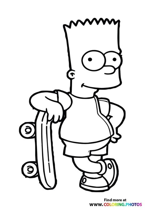 bart simpson pictures to print.